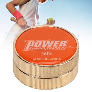 Raqueta DE TENIS POWERTI Swing Peso Acero 50g Peso Adición de peso Swing DE TENIS Ayuda de entrenamiento para competición Calentamiento Naranja - Product Image 6