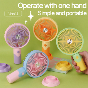 Quạt <span class=keywords><strong>mini</strong></span> USB sạc lại được DD8013T, nhỏ gọn, thời trang, dùng để để bàn, ngoài trời, bán buôn, cầm tay, 3 tốc độ, dùng pin - Product Image 5