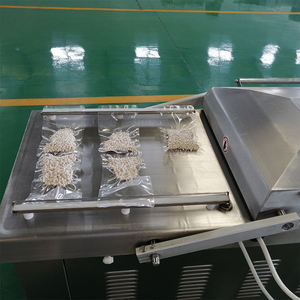 Comercial semiautomático Camarón pescado carne fruta comida sellador al vacío máquina de embalaje - Product Image 5