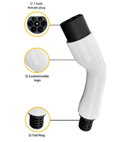 Câble de charge pour véhicule électrique portable de type 2, 16A 32A, ensemble de câbles de charge AC EV, pour Tesla et BYD, remplacement/réparation