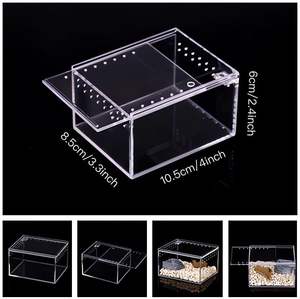 New Arrival Premium Acrylic <b>Tarantula</b> Cage Magnetic Sling <b>Enclosure</b> for Jumping Spider Lovers - Product Image 2