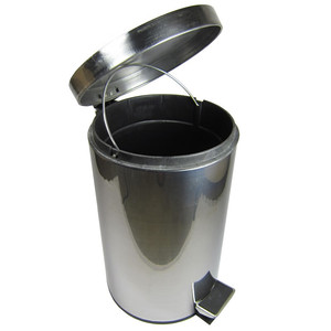 Stainless Steel Trash Can Foot Pedal Sanitary Bin Kitchen Waste Bin Fruit Peel Bin Cleaning Bin - Product Image 5