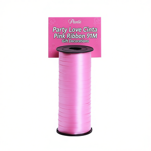 Cinta Rosa para Decoración de Regalos Party Love, 91 Metros - Product Image 2