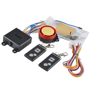Universal <b>motorcycle</b> alarm system with remote controlled siren warning and a remote control for remote start/stop <b>engine</b> alarm - Product Image 2
