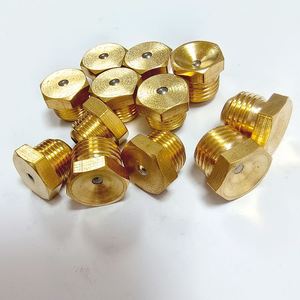 หัวเชื่อมแบบกรวยทองแดงแท้สำหรับจ่ายจาระบี  หัวเชื่อมแบบซิร์กสำหรับรถขุด  ขนาด M6 M8 M10 อุปกรณ์เสริม - Product Image 4