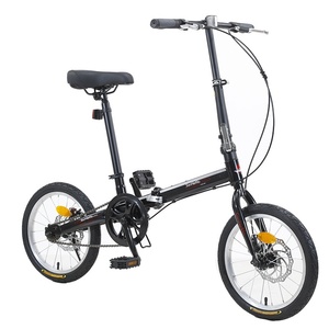 Vente en gros Vélos pliants 16 pouces Mini Single-Speed pour adultes avec frein à disque Fourche en acier <span class=keywords><strong>Vélo</strong></span> <span class=keywords><strong>pliant</strong></span> bon marché - Product Image 5