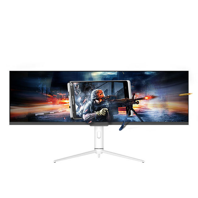 Factory 43.8 Inch 32:9 Super Wide Screen 4k Monitor Ips 1ms Srgb 1.07b Hdr Freesync Gaming Monitor