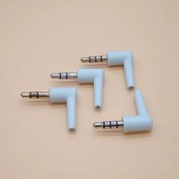 Connecteur audio jack 3,5 mm mâle 3/4 pôles, angle droit 90°, pour réparation DIY de casque stéréo, soudure