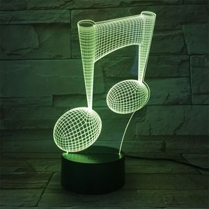 Lampada Notturna in Acrilico con Controllo Touch, Design RGB con <span class=keywords><strong>Note</strong></span> Musicali e Strumenti, Luce Acrilica Personalizzata, Decorazione Elegante per Soggiorno - Product Image 2