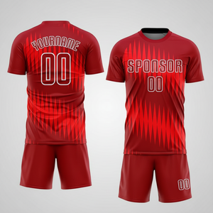 Uniformes de football pour hommes à séchage rapide couleur unie conceptions de logo personnalisé kits de football d'équipe vêtements de football sublimés - Product Image 1