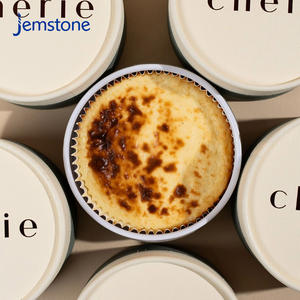 Boîte cylindrique en carton de luxe avec logo personnalisé, boîte à cheesecake, emballage alimentaire, tube en papier kraft pour pâtisserie, dessert - Product Image 2