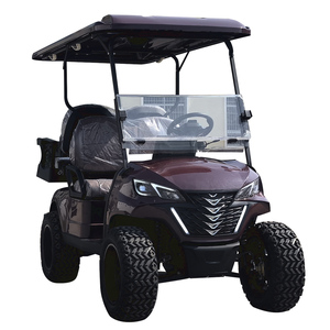 รถกอล์ฟไฟฟ้า48V สีชมพูรถออฟโรดยี่ห้อดี - Product Image 1