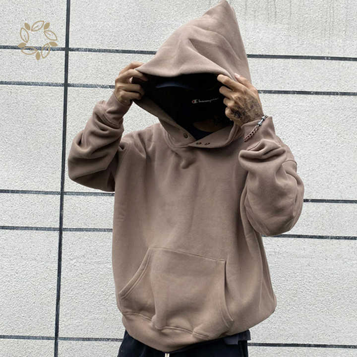 Bamboo Fleece Pullover Hoodie (Chocolate)