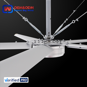 2025 18 24ft pmsm khối lượng cao Vent hvls người hâm mộ tùy chỉnh bò trang trại thông gió lưu lượng không khí quạt trần với 220V động cơ - Product Image 3