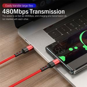 Nuevo <span class=keywords><strong>Cable</strong></span> de Datos Trenzado USB-C a USB-C de 100W, 1M 2M, <span class=keywords><strong>Cargador</strong></span> Móvil para <span class=keywords><strong>iPhone</strong></span>, Samsung, <span class=keywords><strong>Cable</strong></span> de Carga Tipo C para Laptop - Product Image 4