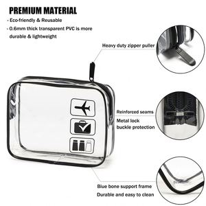 Best <b>Sales</b> Promotional OEM Makeup Bags Eco-friendly PVC Cosmetic Bags&cases Custom LOGO Printing Cosmetic Bag - Product Image 2