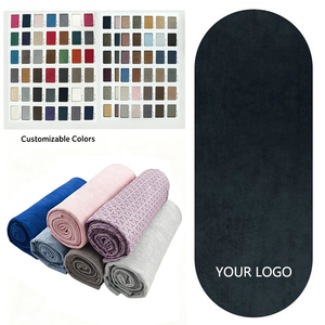 Serviette de <span class=keywords><strong>yoga</strong></span> ovale en suède avec revêtement antidérapant en silicone absorbant <span class=keywords><strong>la</strong></span> transpiration pour tapis de <span class=keywords><strong>yoga</strong></span> chaud, idéale pour <span class=keywords><strong>la</strong></span> <span class=keywords><strong>maison</strong></span>, <span class=keywords><strong>la</strong></span> salle de sport et le studio de Pilates - Product Image 1