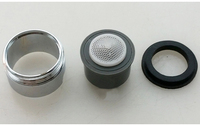0.5 GPM 2L/min 15/16 pouces filetage mâle robinet barboteur évier aérateur laminaire bulle 0.75 GPM 3L/min économie d'eau robinet aérateur