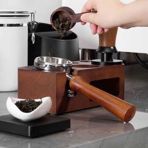 Support pour Teapresso en acier inoxydable, filtre à bec unique, porte-filtre avec design moderne pour le thé - Product Image 3