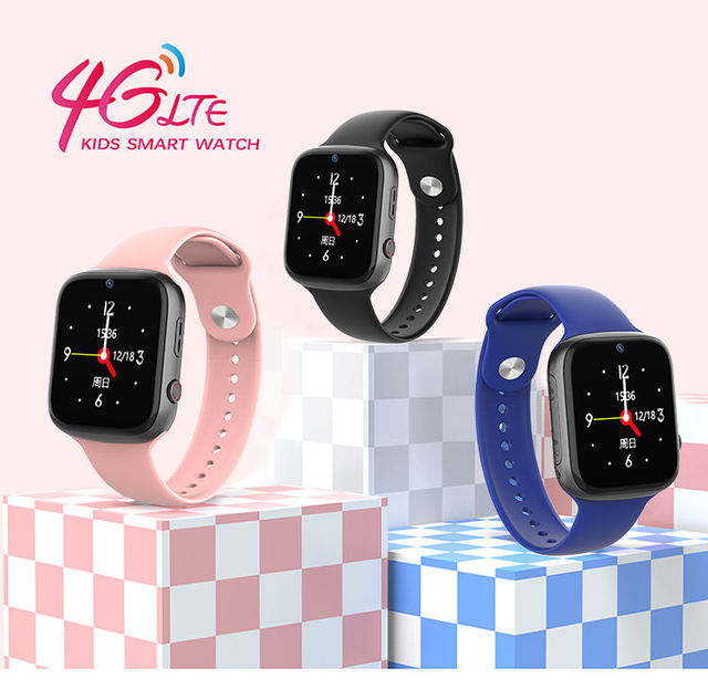 C90 Kids Smart Watch 4G SIM GPS Two-Way Voice Calls Classroom-Safe SOS Alerts Waterproof