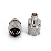 Adaptateur coaxial RF N mâle vers BNC femelle à faible perte de signal, anti-âge, longue durée de vie, prise en charge OEM personnalisée, lignes de production propres