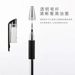 Aiai Gel Ink <b>Pen</b> 0.5mm Black Office School Writing <b>Pen</b> General Use Plastic Shell Caps Closure - Product Image 4