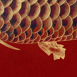 Art mural en laiton Arowana doré, minimaliste et grand, décoration porte-bonheur pour salon et chambre à coucher, fusion de style américain et <span class=keywords><strong>chinois</strong></span> - Product Image 5