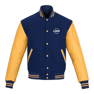 Veste universitaire pour homme personnalisée de haute qualité, en toile écologique, à capuche, réversible, couleur unie et logo, taille unique, prix de gros abordable - Product Image 1