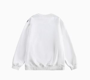 High Street Print Crewneck Sudadera con capucha de manga larga Loose Hip Hop Top para hombres - Product Image 2