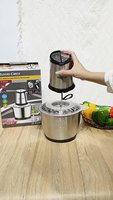 Hachoir Électrique 3L pour Viande/Légumes, Mélangeur et Pilon à Fufu pour Manioc, Machine à Fufu au Ghana
