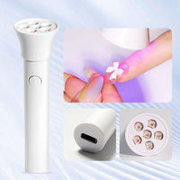 Lampe à ongles UV USB portative avec protection oculaire et séchage rapide pour gel et strass