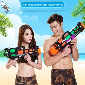 2022 Groothandel Shantou Pomp Waterpistool Speelgoed Hot Selling Zomer Shoot Plastic Big Waterpistool Speelgoed Outdoor Water Speelgoed Spel Leuk