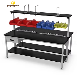Tables de <span class=keywords><strong>laboratoire</strong></span> électronique <span class=keywords><strong>en</strong></span> métal résistant aux acides et aux alcalis pour techniciens de <span class=keywords><strong>laboratoire</strong></span> scientifique scolaire GT-1112, pour le stockage de réactifs - Product Image 1