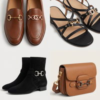 Boucle de Chaîne en Alliage de Zinc Métallique Gravée sur Mesure avec Logo OEM pour la Décoration de Chaussures, Sandales, Ballerines, Mocassins et Sacs à Main – Vente en Gros