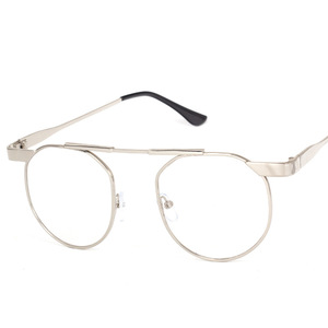 Maidis <b>Round</b> Metal Eyeglasses <b>Frame</b> Unisex Full <b>Frame</b> Plano Lenses Lightweight Retro Design - Product Image 3