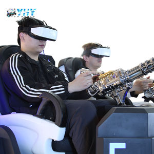 Le parc d'attractions monte 2 cinéma dynamique de vr de machine d'arcade de réalité virtuelle de l'équipement 9D de jeu de cinéma de joueurs - Product Image 5