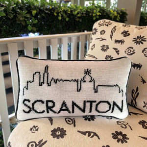 <span class=keywords><strong>Scranton</strong></span> personnalisé broderie tapisserie oreiller fait à la main cousu à la main géométrique carré doux Portable maison canapé literie - Product Image 1