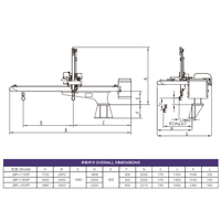 Brazo Robótico Servo de Alta Velocidad de 3 Ejes Jingbei con Estructura Estándar (Serie JBF, Brazo Único) 1.0s para Aplicaciones de 350T, 1400-1600mm