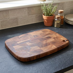 Tabla de Cortar Rectangular de Madera Antideslizante para Uso en la Cocina - Product Image 4