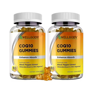 WELLBODY OEM private label factory supply healthcare product ultra COQ10 gummies untuk perbaikan tubuh energi kesehatan jantung - Product Image 1