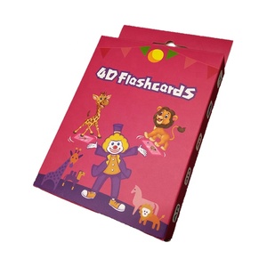 Cartes mémoire alphabétiques 4D personnalisées pour enfants, impression de mots d'animaux, apprentissage de l'écriture, cartes éducatives - Product Image 6
