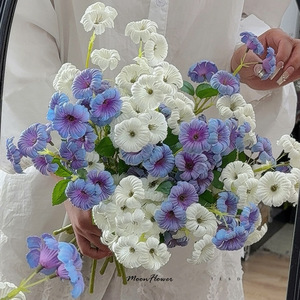 Soft Pastel 7 Heads Single <b>Stem</b> <b>Artificial</b> Cosmos Silk Flower for Bedroom Cafe Window Vase Layout Decor - Product Image 1