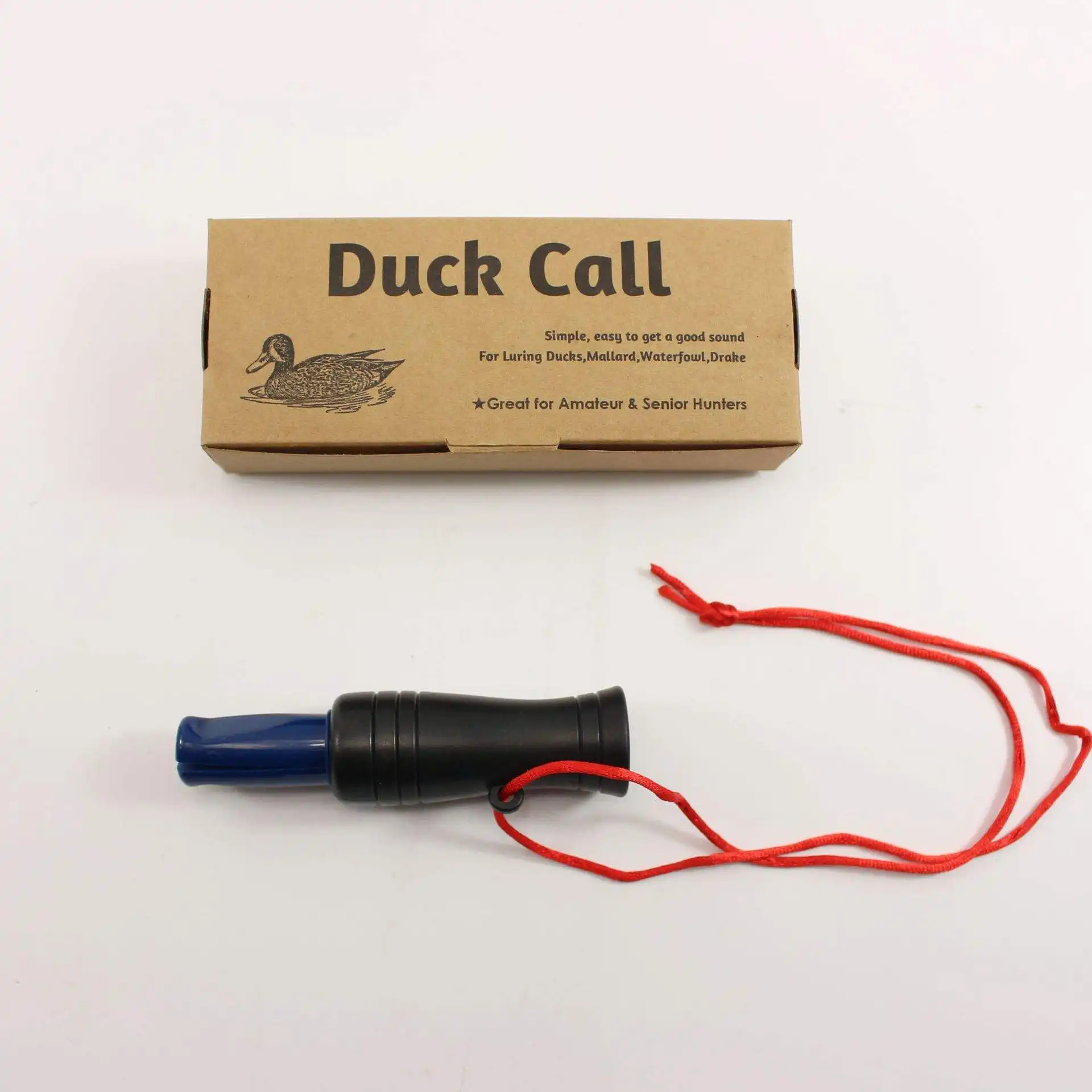 Nouveau extérieur chasse canard appel en plastique sifflet colvert faisan appelant leurre tir leurres appât outil chasseur chasse accessoire