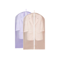 Impression de logo personnalisé lin naturel doux stockage tissu Oxford, couverture de vêtements non tissé sacs de costume sacs de vêtements/