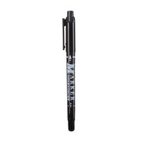 COMIX – Marqueur permanent noir double pointe à encre huileuse, pointe fine pour l'écriture, vente en gros sur mesure