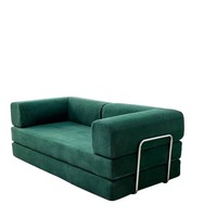 Canapé-lit convertible moderne en velours côtelé et flanelle, pliable, modulaire, durable et confortable pour salon