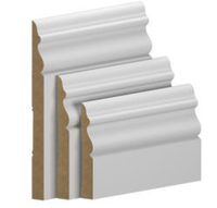 Moldura de Rodapié de Madera Maciza de Pino Radiata, Imprimada en Blanco, Moderna y Personalizada JLD, Venta al por Mayor de Fábrica, Ecológica y de Fácil Instalación