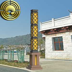 Lampes solaires de jardin en aluminium, profilé extérieur, étanches, LED, pour éclairage de cour, pelouse et espaces communautaires - Product Image 1