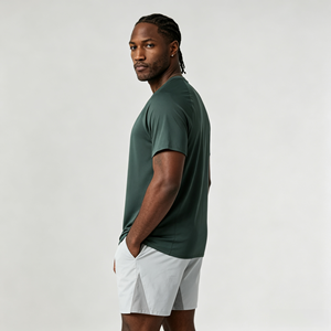 <span class=keywords><strong>Camiseta</strong></span> Deportiva OEM de Secado Rápido de 180 g/m², Corte Ajustado, Absorbe la Humedad, Manga Raglán, Ligera, para Hombre - Product Image 2
