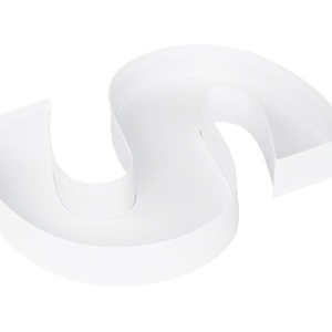 Boîte de présentation personnalisée en carton en forme de lettre pour traiteur, idéale pour charcuterie et plateaux de fruits rouges - Product Image 5